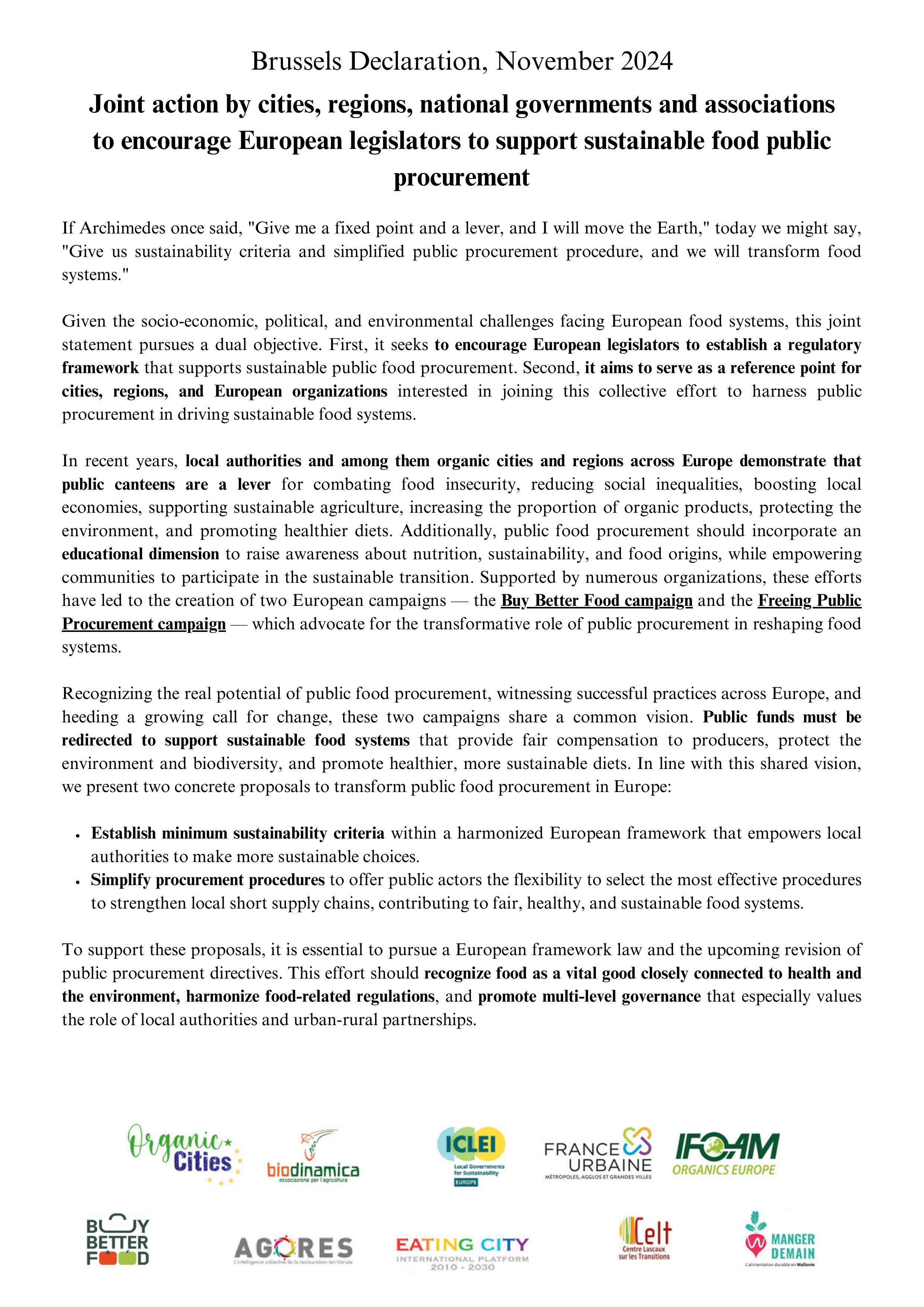 Snap shot of the declaration text page